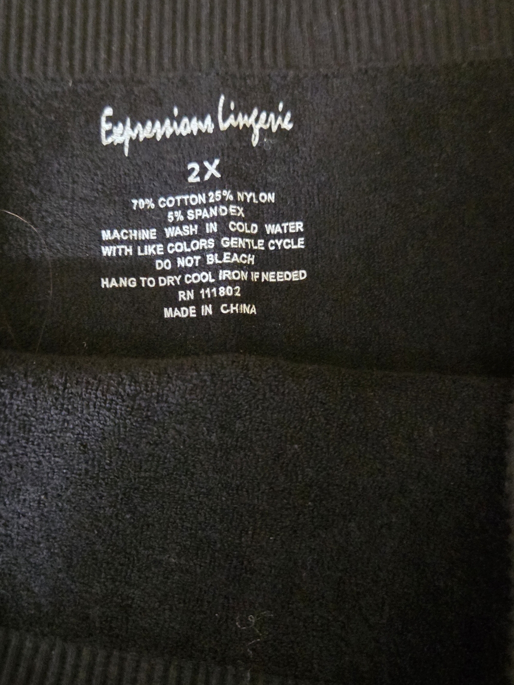 Lot Of 2 Fleece Line Leggings Plus Size 2X - Picture 4 of 8